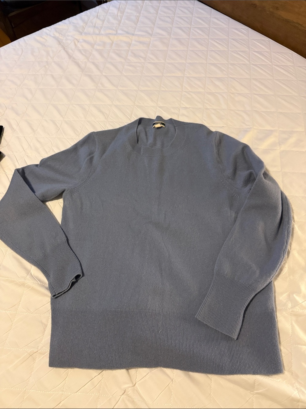 Jcrew Crewneck cashmere  Sweater in Dusty Blue
